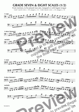 page one of ABRSM Trombone Grade 7 & 8 (1/2)