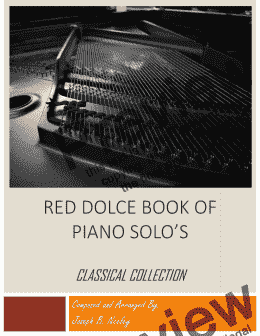 page one of Red Dolce Book of Piano Solo's