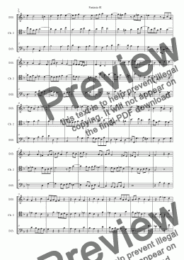 page one of Gibbons Fantasia 3 - Bass Trio - Score