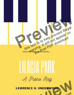 page one of Lilacia Park