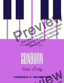 page one of Sunburn