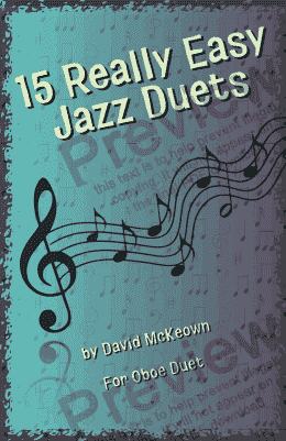 page one of 15 Really Easy Jazz Duets for Oboe