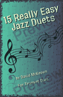 page one of 15 Really Easy Jazz Duets for Trumpet