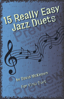 page one of 15 Really Easy Jazz Duets for Viola