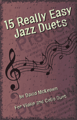 page one of 15 Really Easy Jazz Duets for Violin and Cello