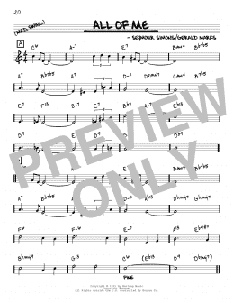 All Of Me [Reharmonized version] (arr. Jack Grassel) (Real Book ...