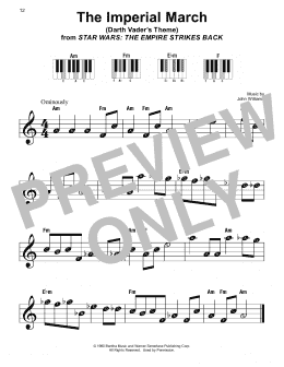 page one of The Imperial March (from Star Wars: The Empire Strikes Back) (Super Easy Piano)