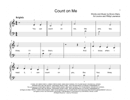 page one of Count On Me (Educational Piano)