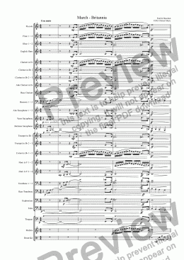 page one of Martyrs'  March (Tolpuddle)  for Full Concert/Windband