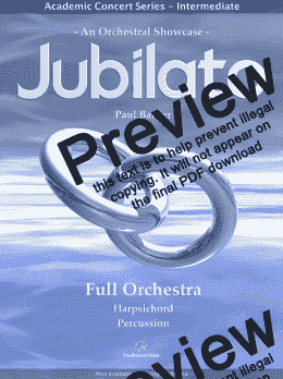 page one of Jubilato [Full Orchestra] 