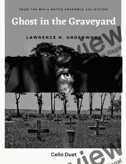 page one of Ghost in the Graveyard for Cello