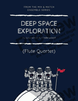 page one of Deep Space Exploration for Flute