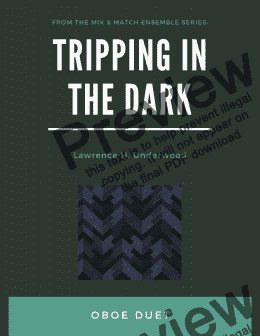 page one of Tripping in the Dark for Oboe