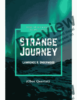 page one of Strange Journey for Oboe