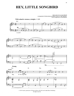 page one of Hey, Little Songbird (from Hadestown) (Piano & Vocal)