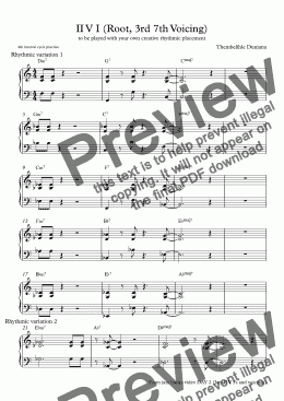 page one of Must Know Jazz Piano voicings