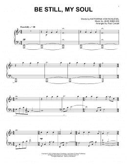 page one of Be Still, My Soul (Piano Solo)