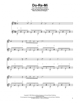 page one of Do-Re-Mi (from The Sound Of Music) (Solo Guitar)