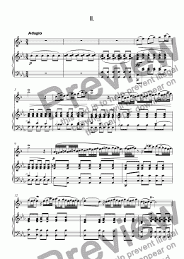 page one of Marcello, Alessandro - Concerto in C minor BWV 974 - II. Largo  for trumpet piccolo Bb & piano (Balsom)