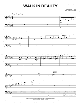 page one of Walk In Beauty (Piano Solo)