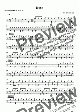 My Hero Sheet music for Drum group (Solo)