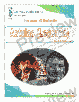 page one of Albéniz: Asturias (Leyenda) - Orchestra