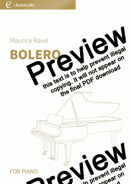 page one of Bolero