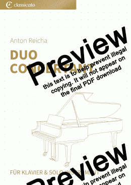 page one of Duo Concertant