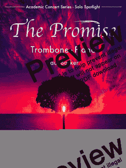 page one of The Promise - [Trombone & Piano] 