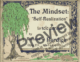 page one of The Mindset: "Self-Realization" for solo clarinet, Op. 277