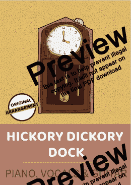 page one of Hickory Dickory Dock