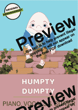 page one of Humpty Dumpty