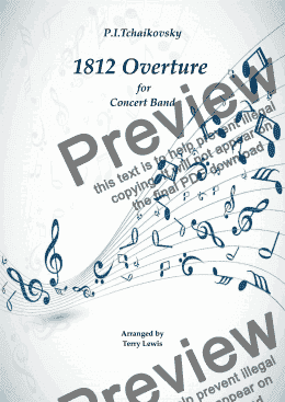 page one of 1812 Overture -Score and Parts