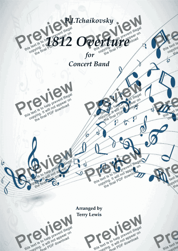 1812 Overture -Score And Parts - Download Sheet Music PDF File