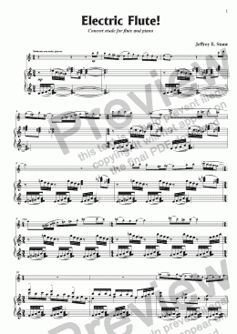 page one of Electric flute!