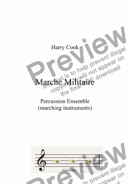 page one of Marche Militaire