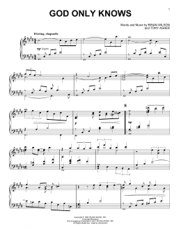 page one of God Only Knows [Classical version] (Piano Solo)