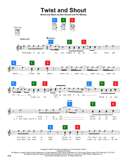 page one of Twist And Shout (UkeBuddy)