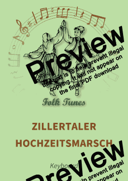 page one of Zillertaler Hochzeitsmarsch