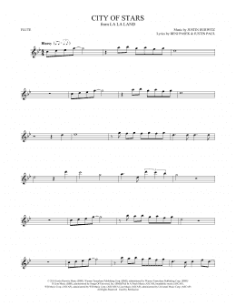 page one of City Of Stars (from La La Land) (Flute Solo)