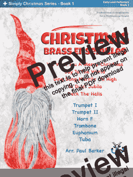 page one of Christmas Brass Ensembles - Book 1