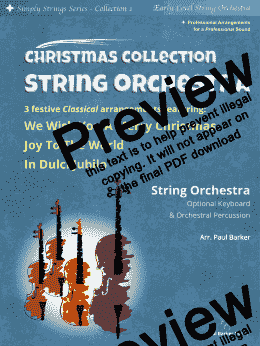 page one of Simply Strings - Christmas Collection 1