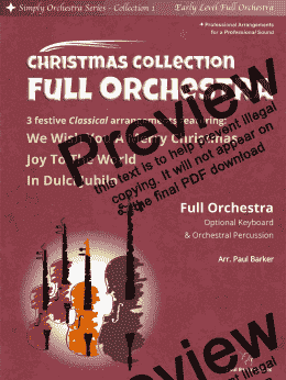 page one of Simply Orchestra Series - Christmas Collection 1