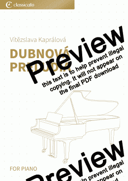 page one of Dubnová Preludia