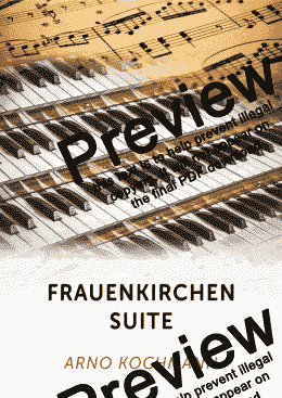 page one of Frauenkirchen Suite