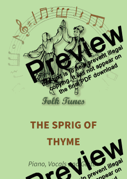 page one of The sprig of thyme