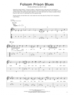 page one of Folsom Prison Blues (Dobro)