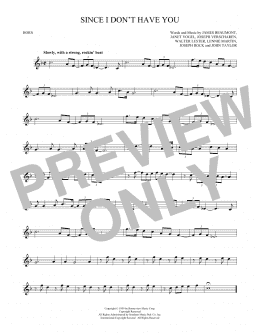 page one of Since I Don't Have You (French Horn Solo)