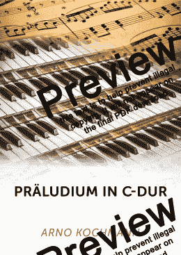 page one of Präludium in C-Dur