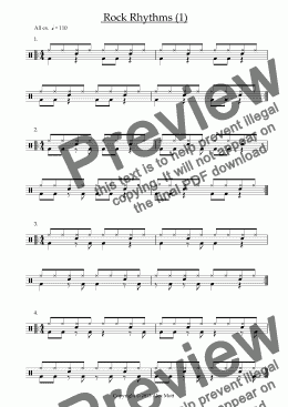 page one of Rock Rhythms (1)